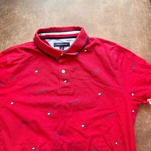 Tommy Hilfiger Men's Polo in Vibrant Red